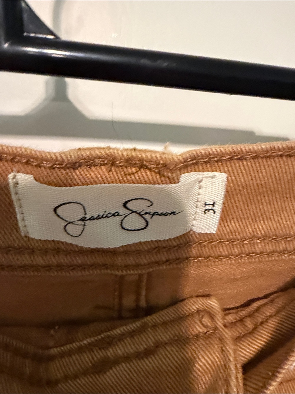 Jessica Simpson Straight-Leg Utility Cargo Pants in Tan Brown Gorpcore Size 31 - Picture 2 of 11